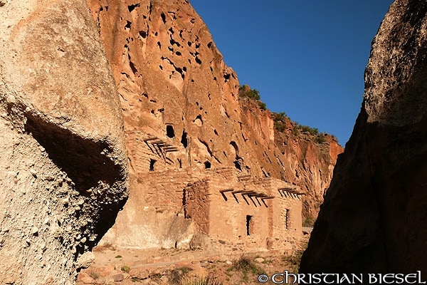 Cliff dwelling and houses