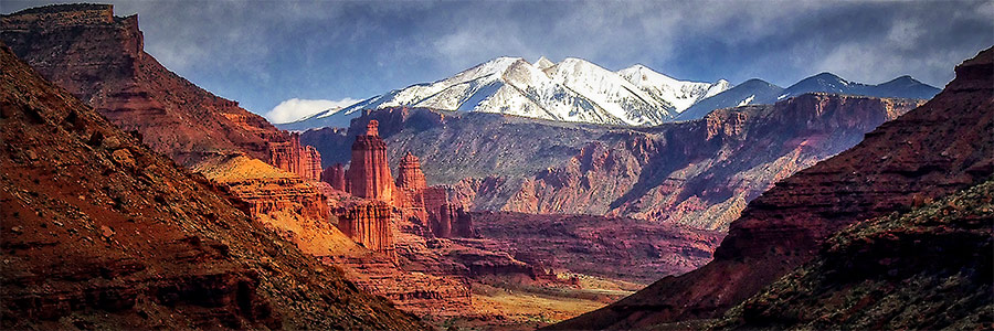 Fisher Towers View , Colorado River , Utah