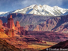 Fisher Towers View , Colorado River , Utah