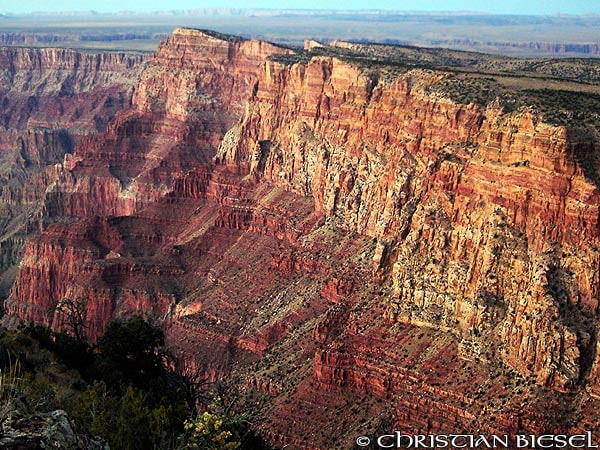 Grand Canyon , North Rim in Sunlight