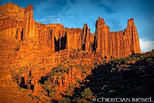 Fisher Towers Sunset