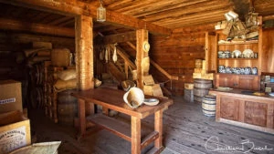 In the old warehouse, Fort Ross