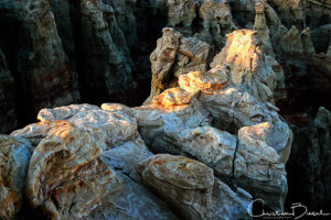 Yellow white layer in the Coal Mine Canyon