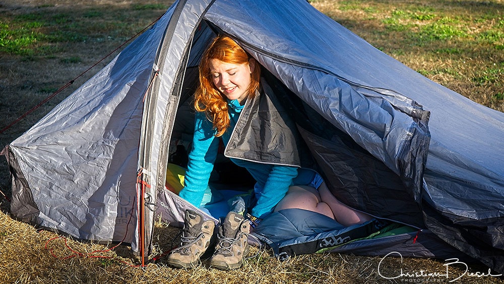 Early morning at Fort Bragg Campground