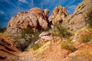 Rainbow Vista rock formations